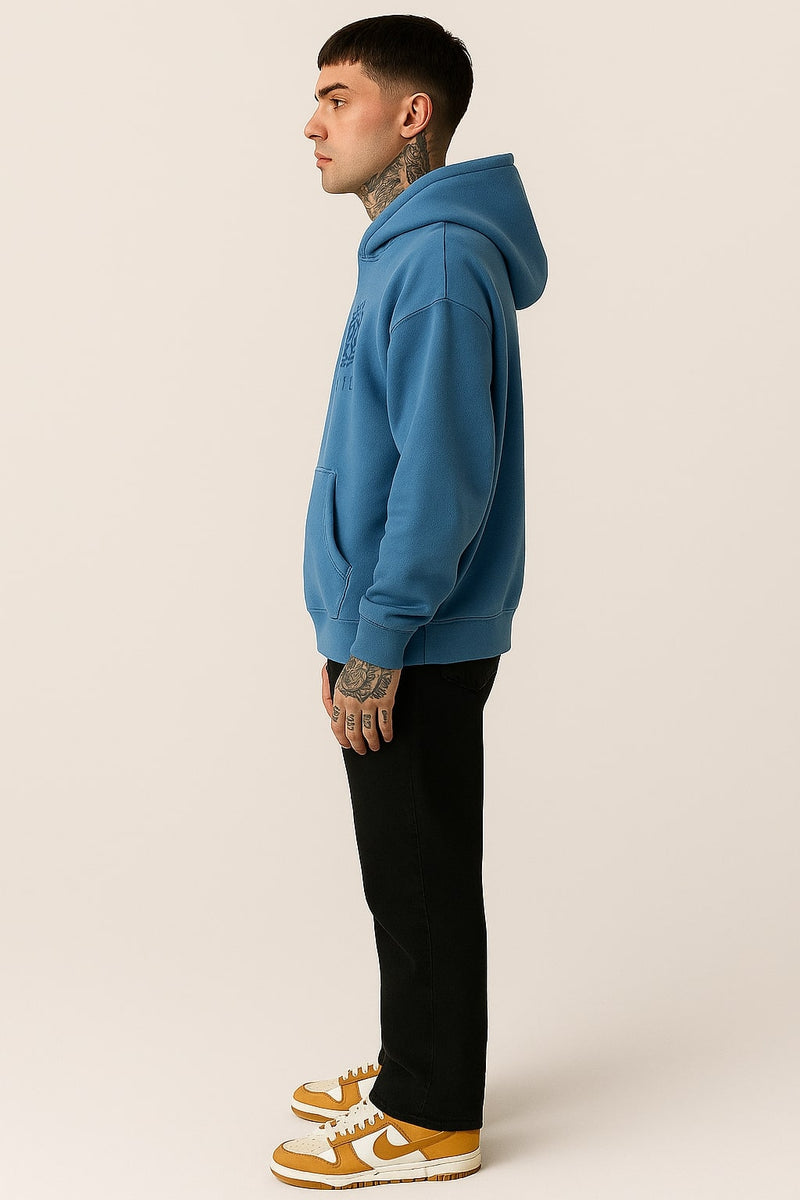 Blue Velvet Graphic Hoodie