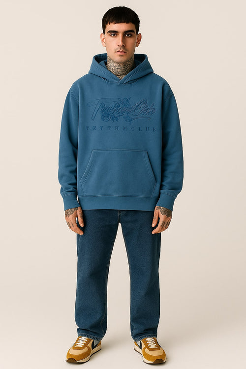 Blue Velvet Graphic Hoodie