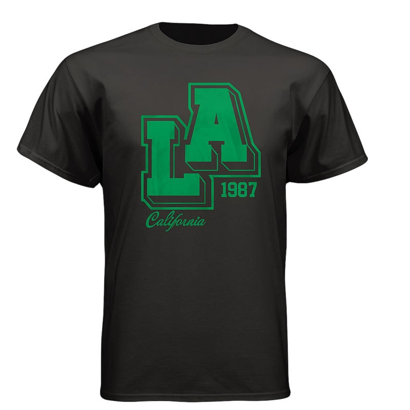 California LA Graphic Tee - Green