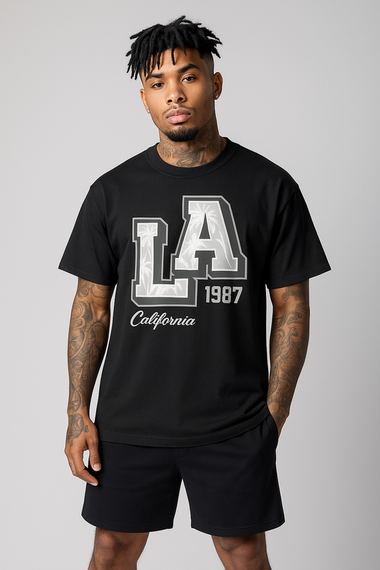 California LA Graphic Tee - White