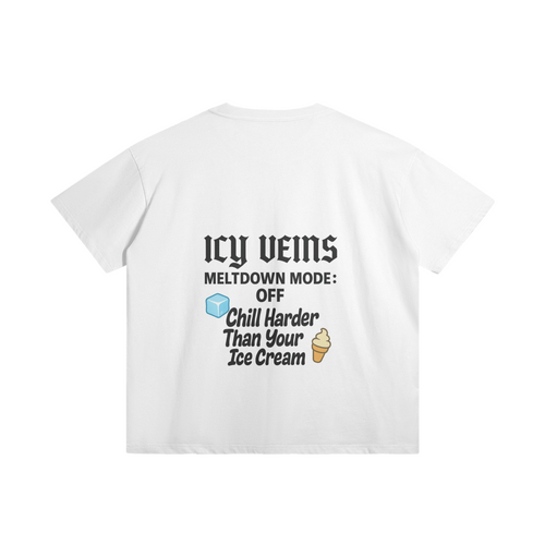 Chill Vibes Cartoon Tee - White / S — hover