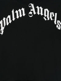 Palm Angels CLASSIC CURVED LOGO CREWNECK - 10 / Black