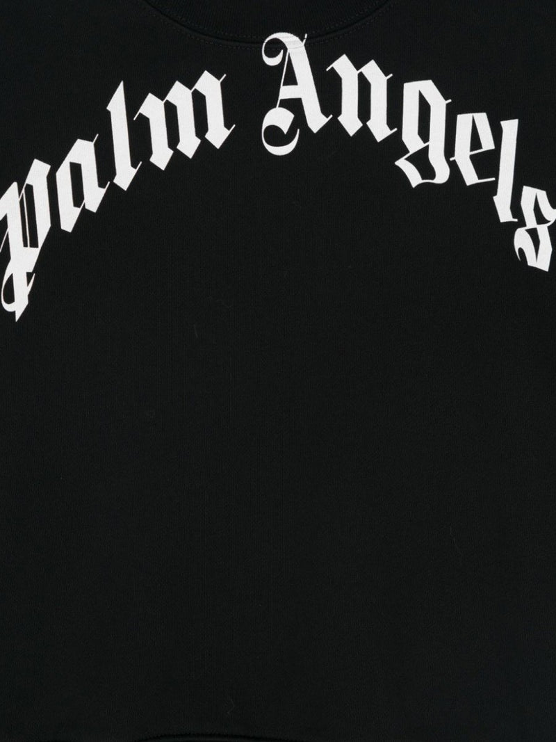 Palm Angels KLASSISK SVÖJD LOGOTYP-CREWNECK