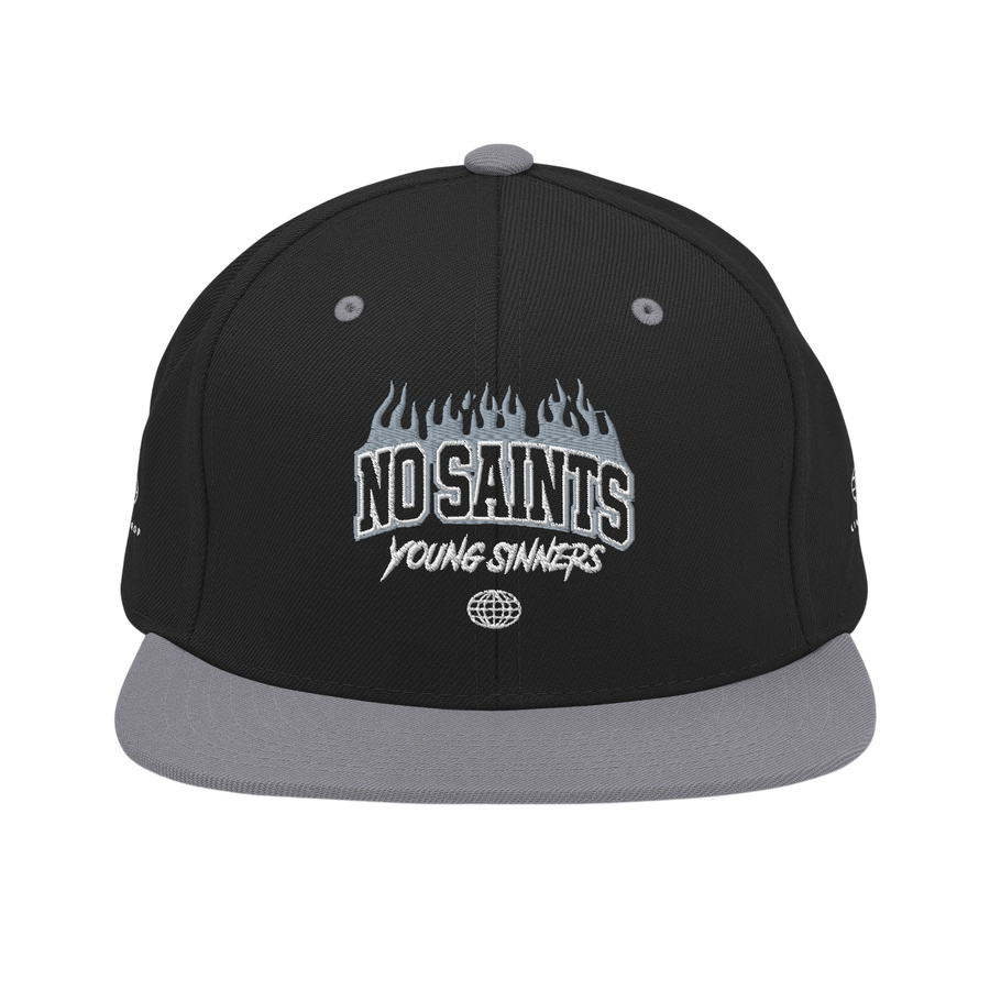 No Saints Young Sinners Black Snapback Hat