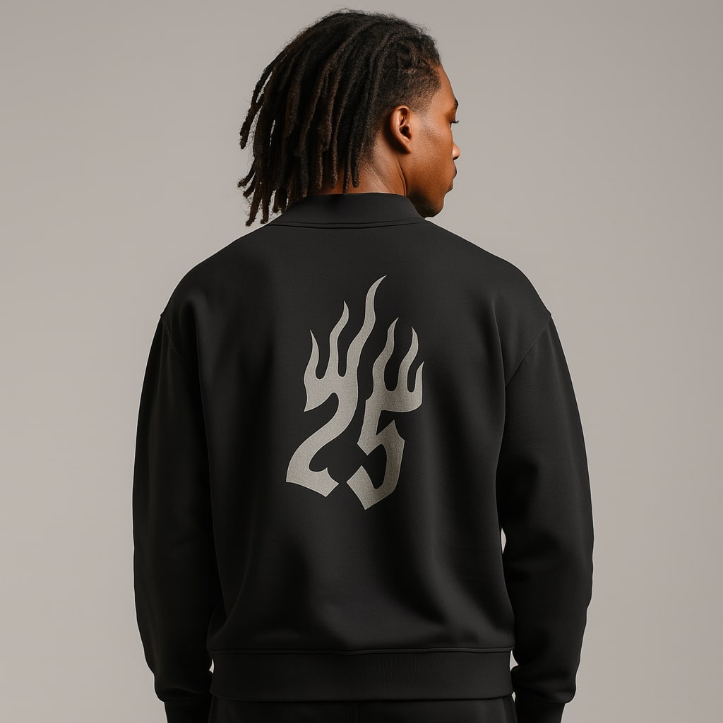CLUB 2025 Performance Zip Sweatshirt - Black