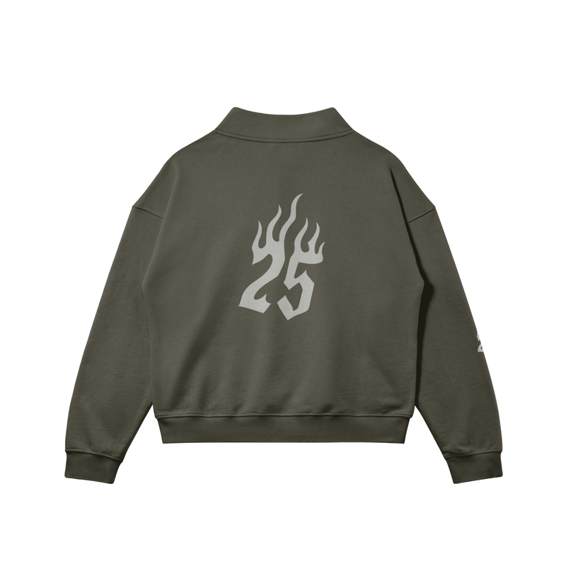 CLUB 2025 Performance Zip Sweatshirt - Military Green