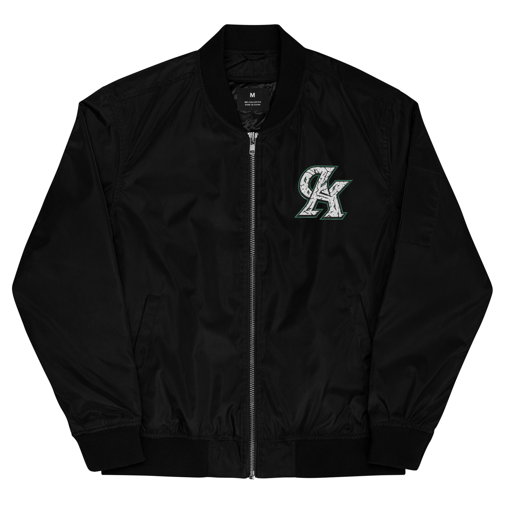 Cracked Kings Premium Bomber Jacket – Black Edition