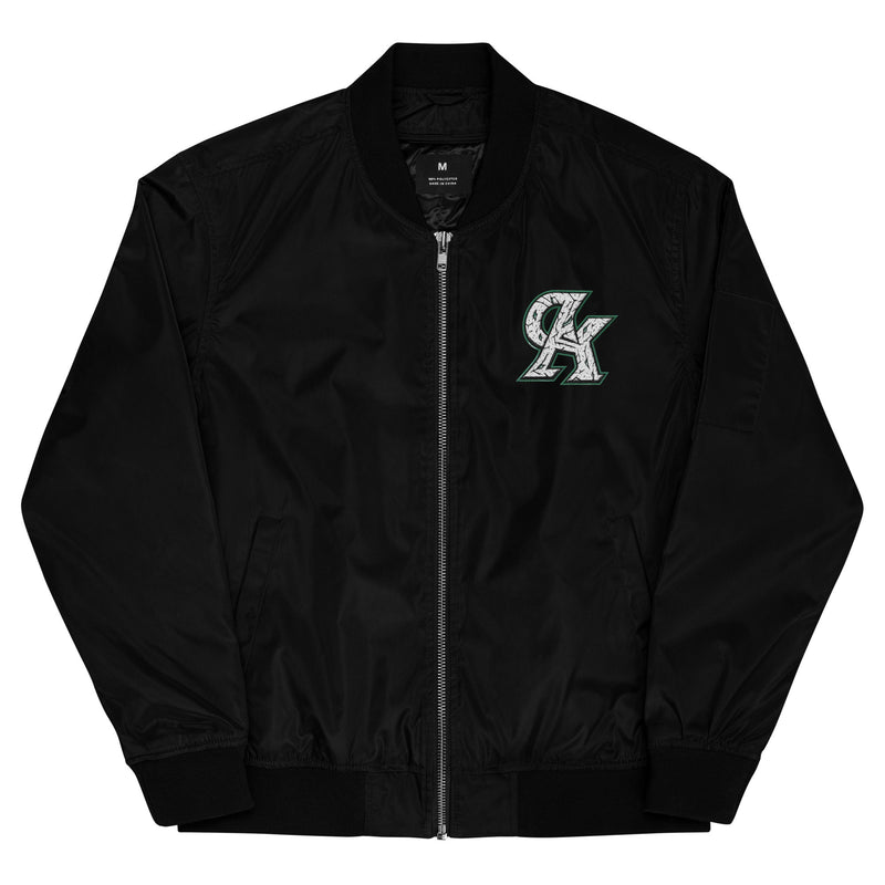 Cracked Kings Premium Bomber Jacket – Black Edition