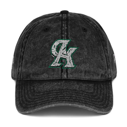 Cracked Kings Vintage CK Monogram Cap - BLACK