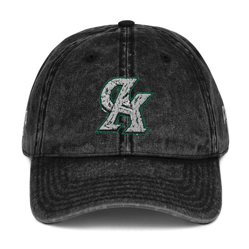 Cracked Kings Vintage CK Monogram Cap - BLACK