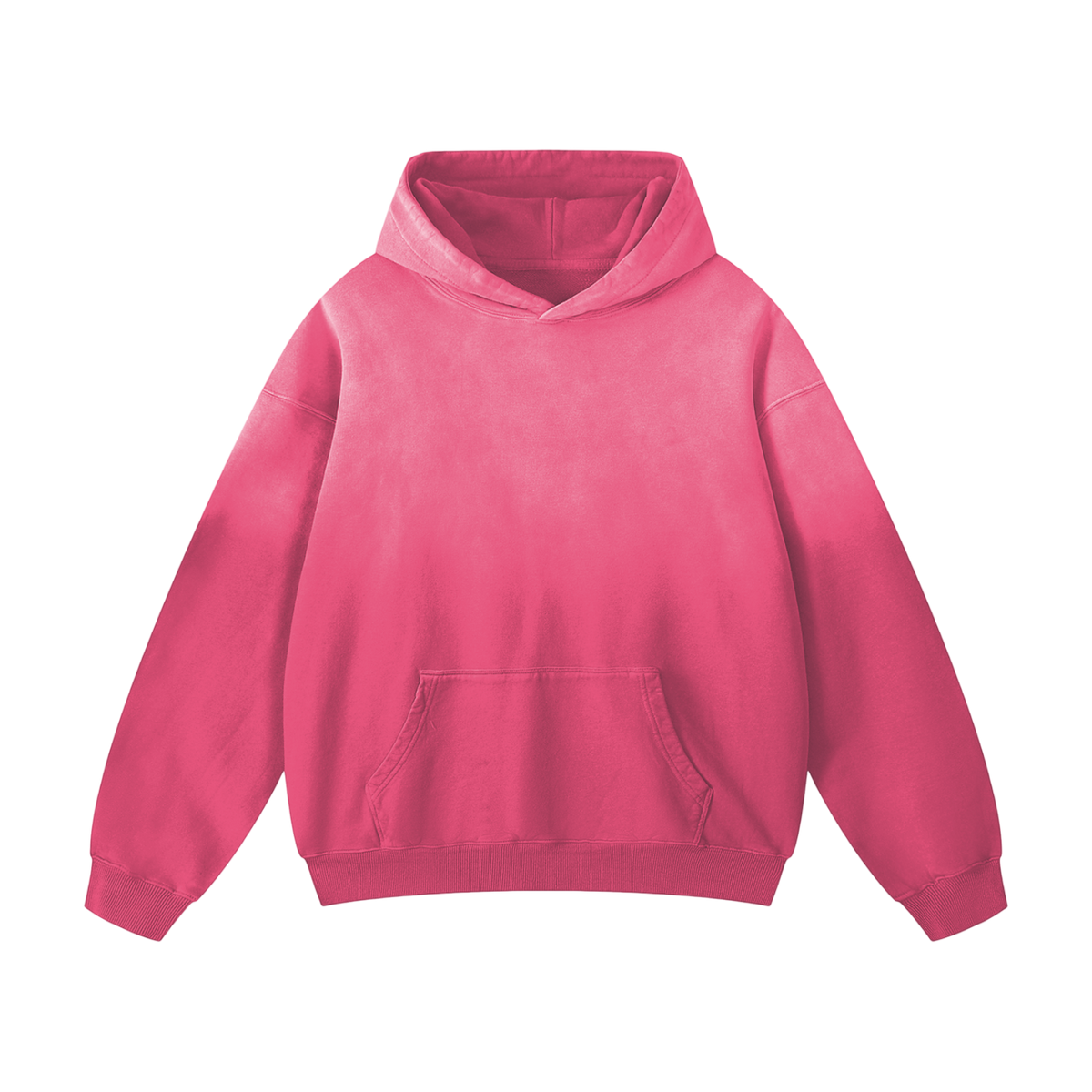 Heavyweight Sunfade Oversized Hoodie Pink