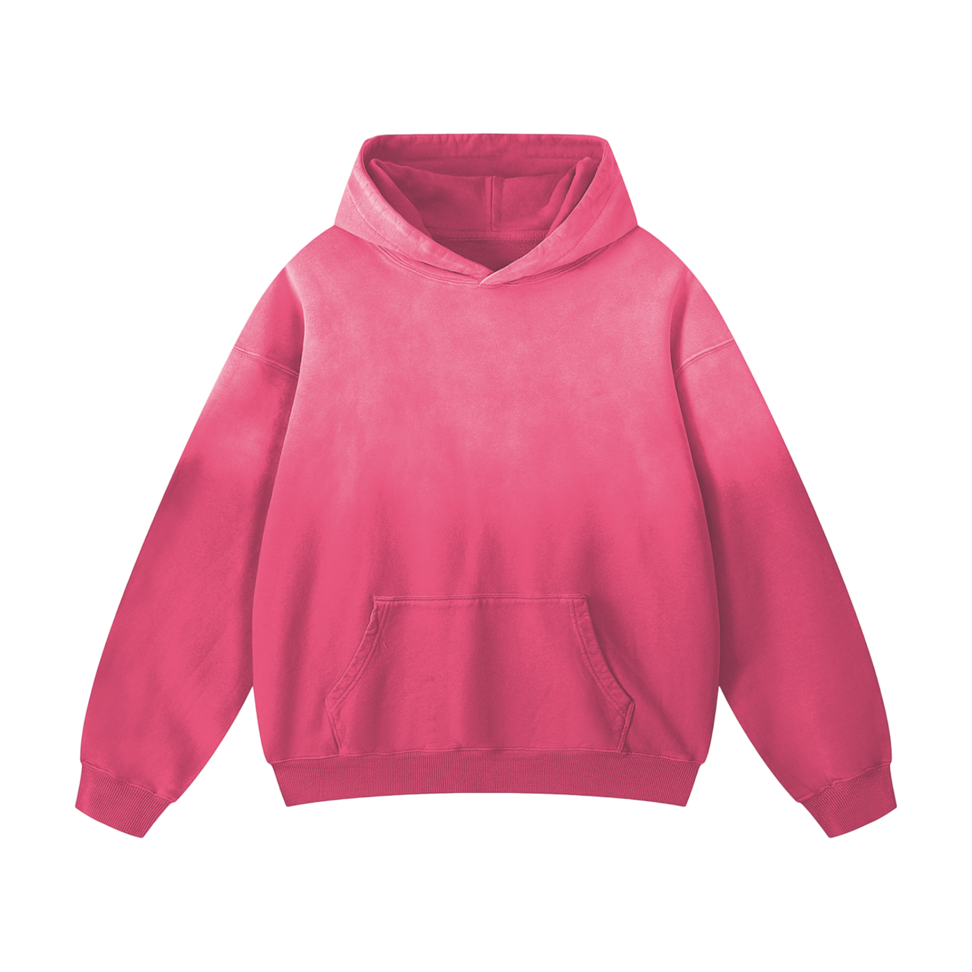 Heavyweight Sunfade Oversized Hoodie Pink