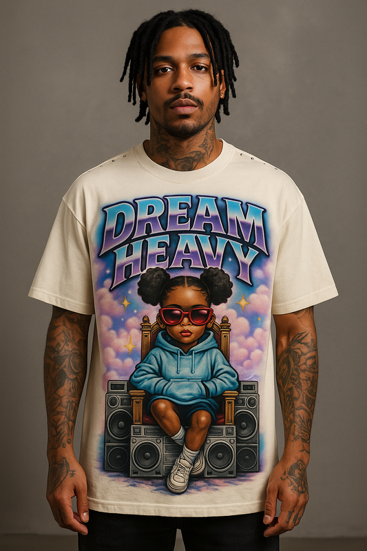 Dream Heavy Graphic Tee - WHITE