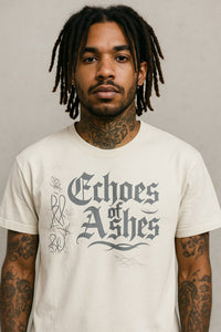 Echoes of Ashes’ Gothic Streetwear T-Shirt
