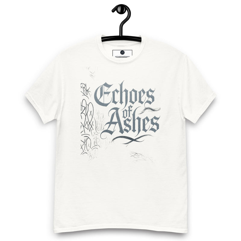 Echoes of Ashes" Gothic Streetwear T-Shirt