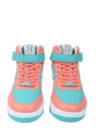 ENTERPRISE JAPAN Retro Coral High Tops - hover
