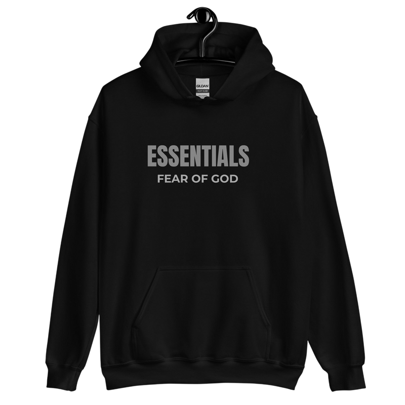 Fear of God Essentials Hoodie Black