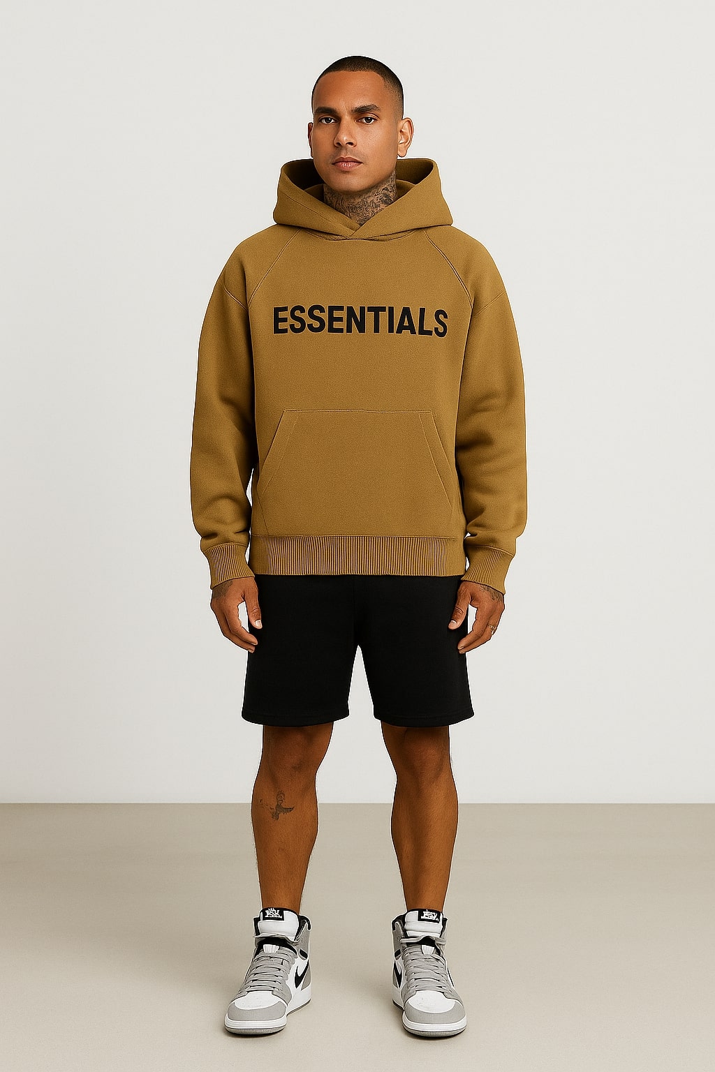 Fear of God Essentials Hoodie Brown