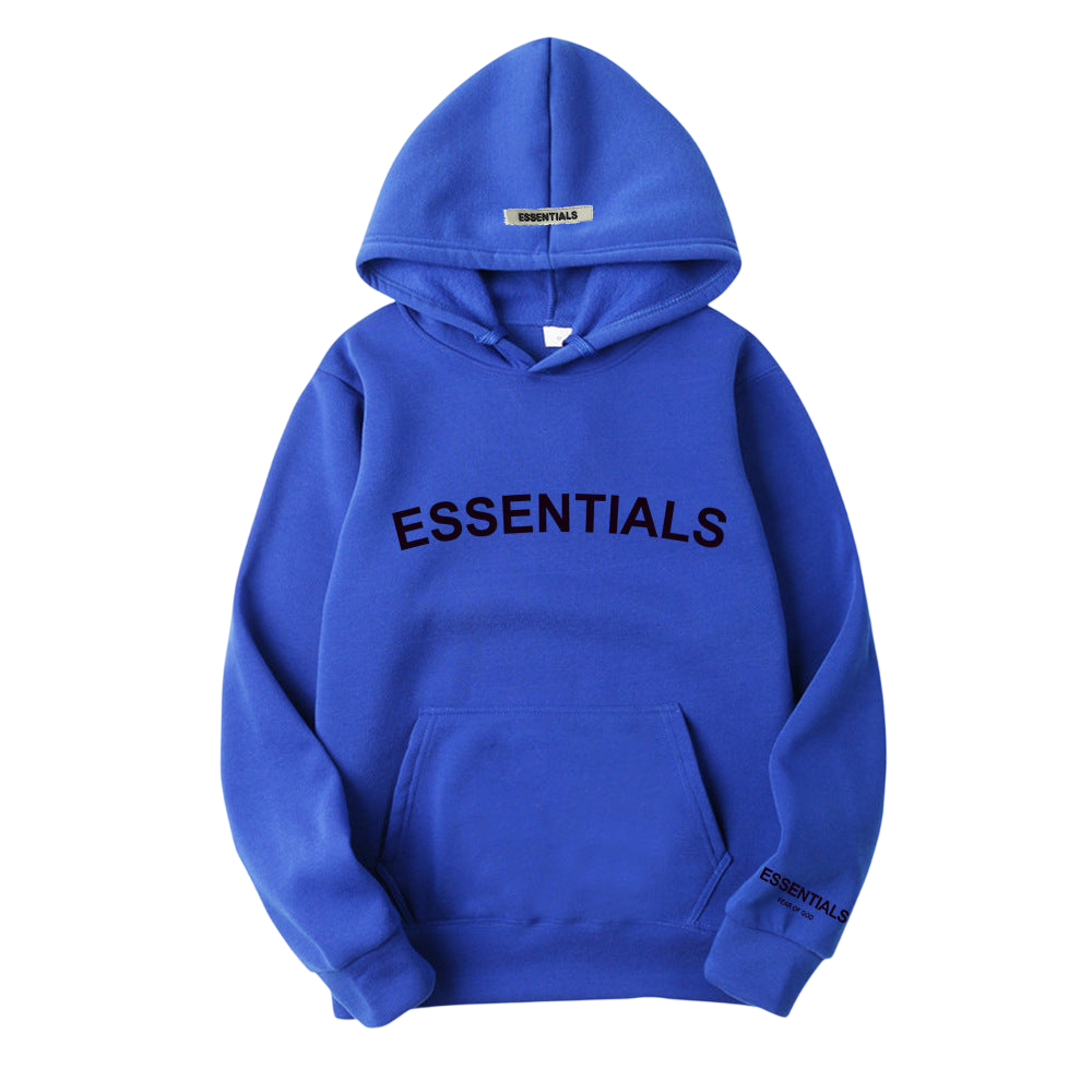 Fear of God Essentials Oversized Hoodie Blue - 18 / XL