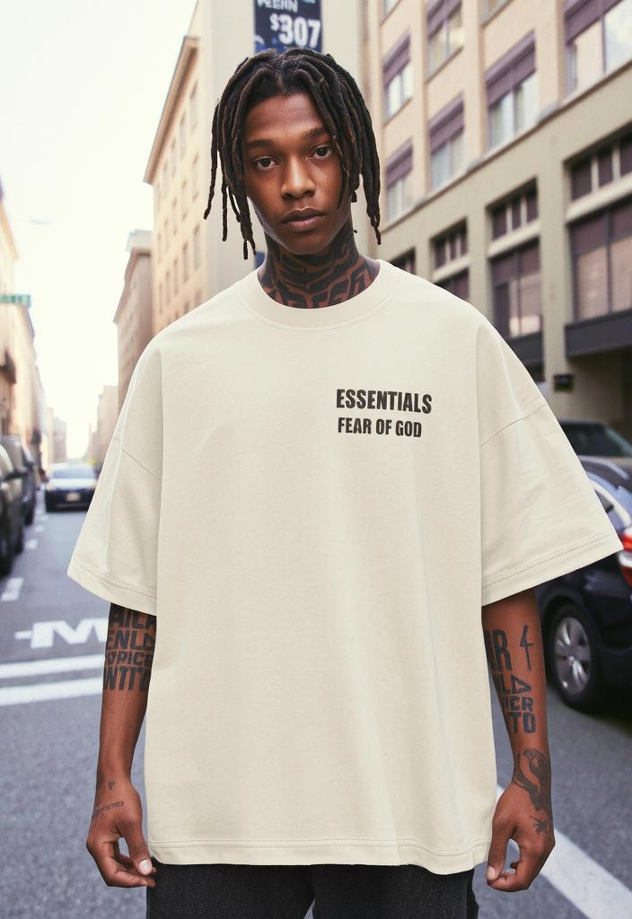 Fear of God Essentials Tee Beige - Men’s T-shirt