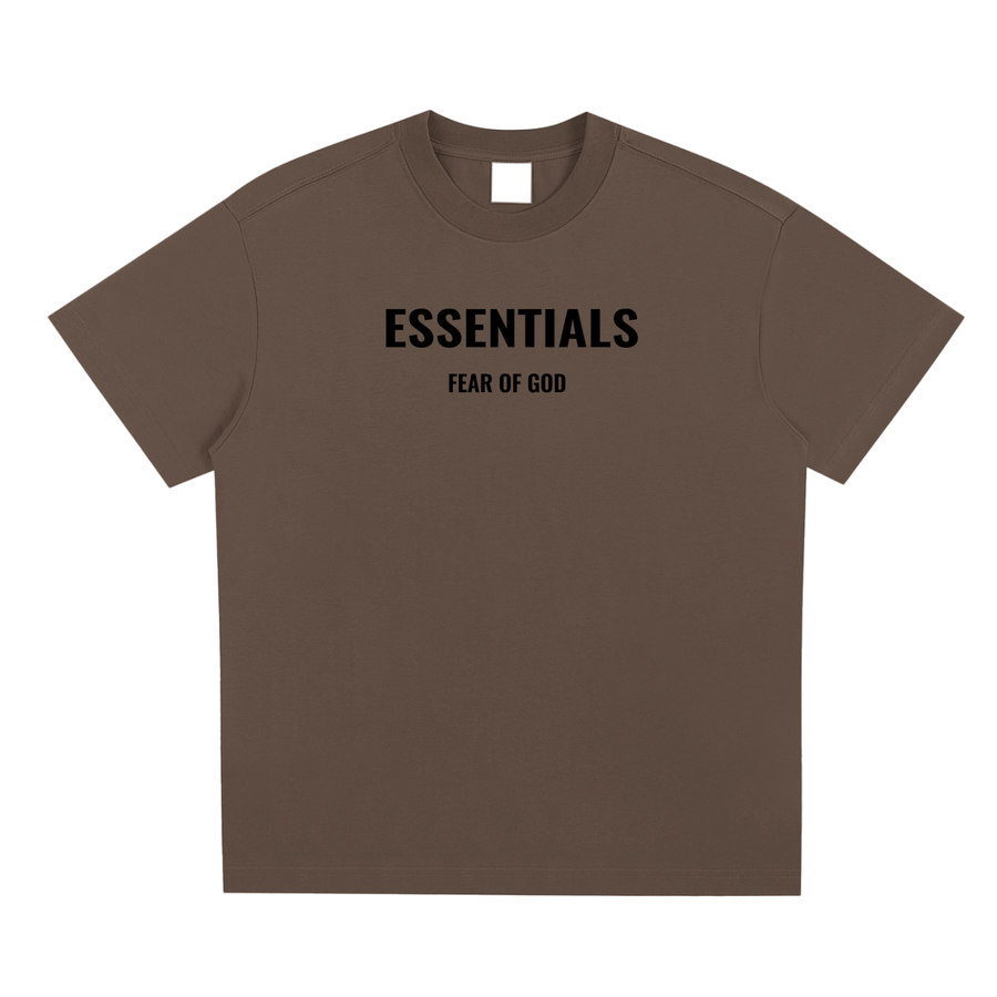 Fruktan för Gud Essentials T-shirt Brun