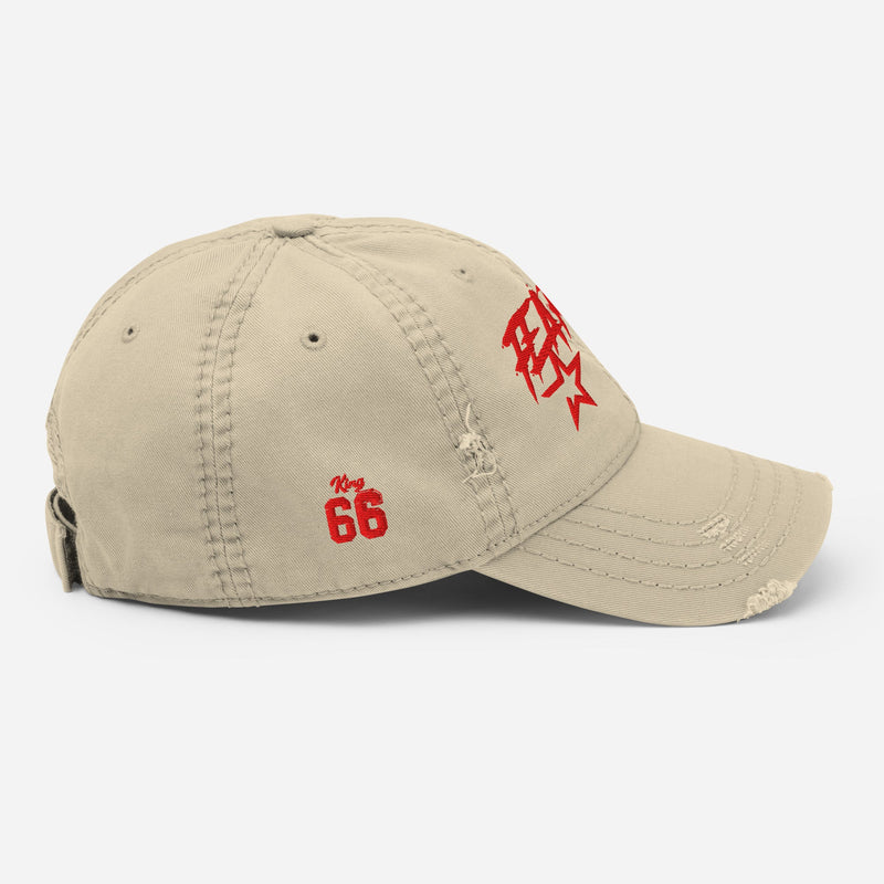 Fearless Distressed Dad Cap - Beige