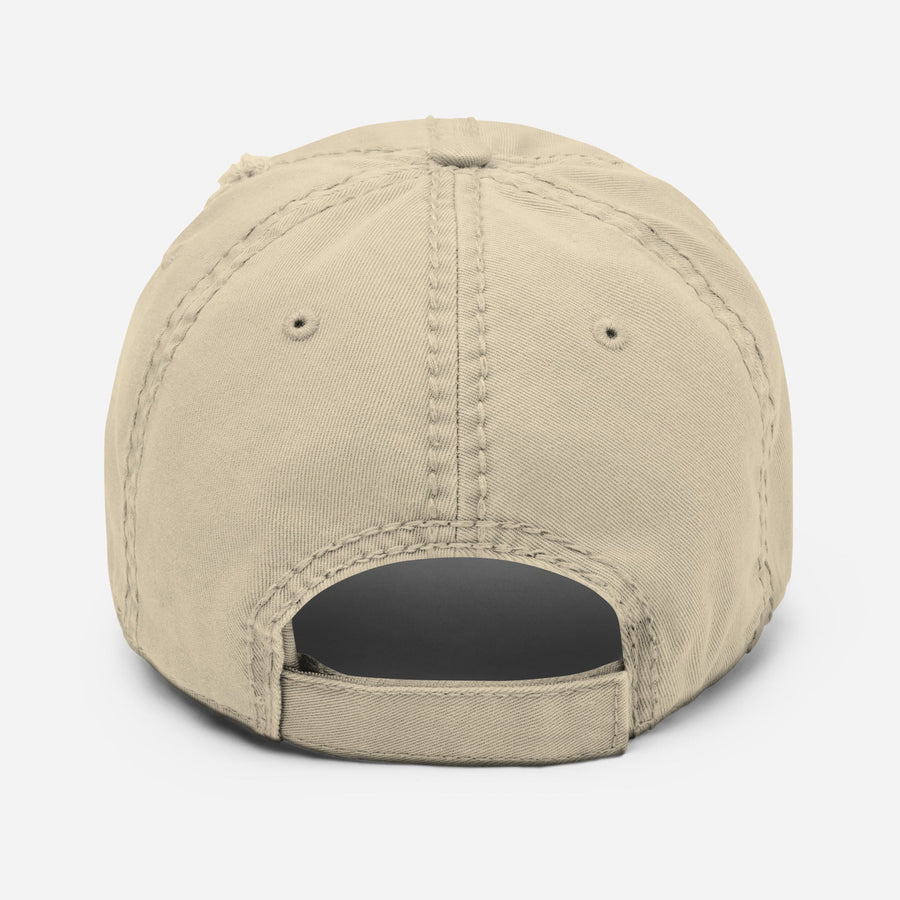 Fearless Distressed Dad Cap - Beige
