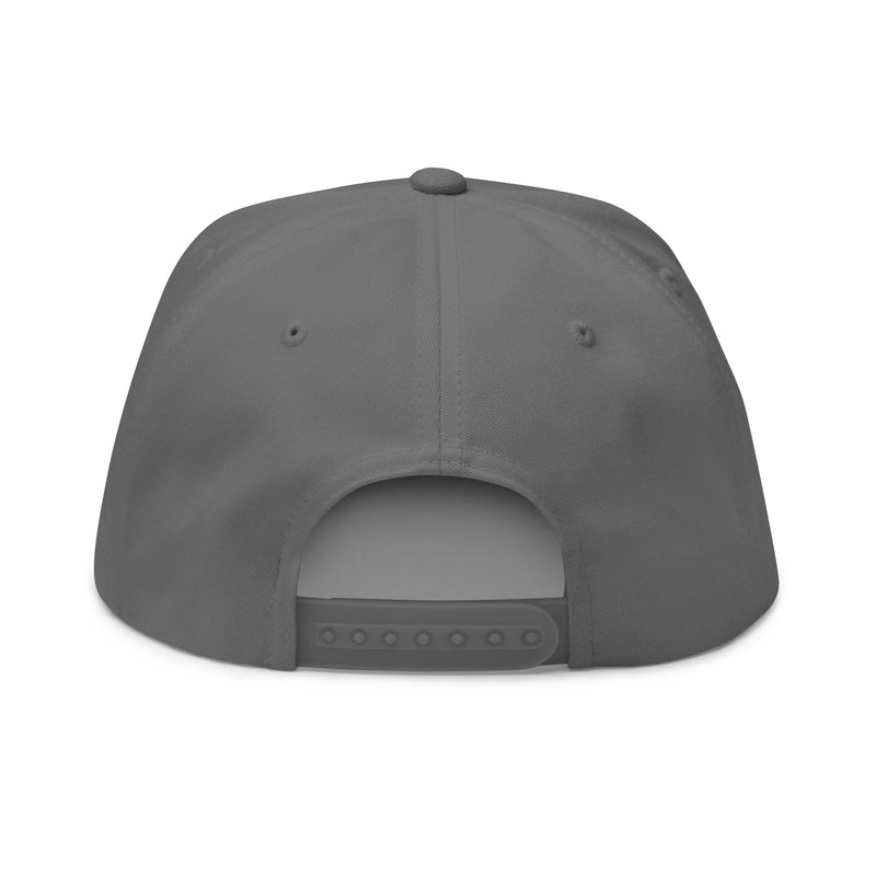 Grey Snapback Hat with Bold Yellow SW Embroidery