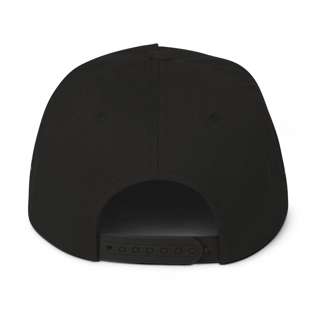 Flat Bill Cap No Saints Young Sinners Black - Black / One size