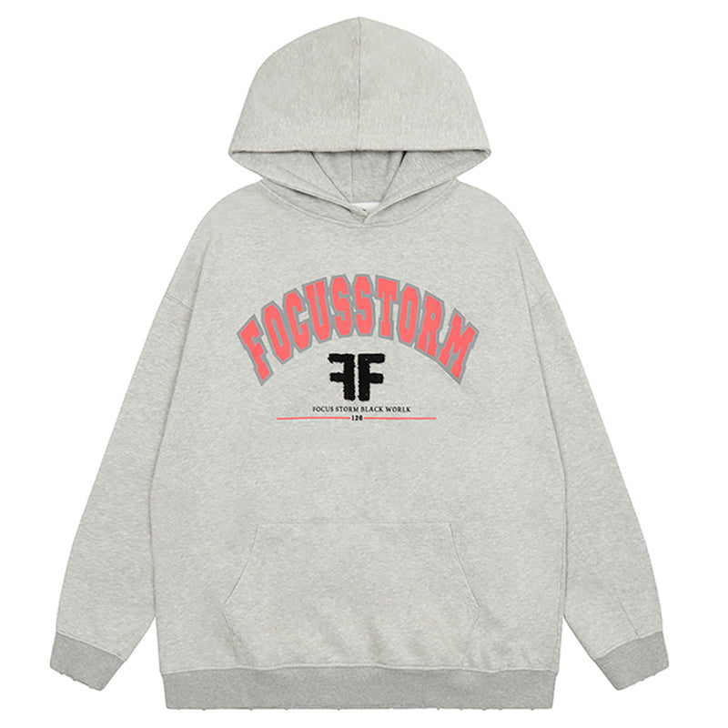 FOCUSSTORM Y2K Streetwear Hoodie
