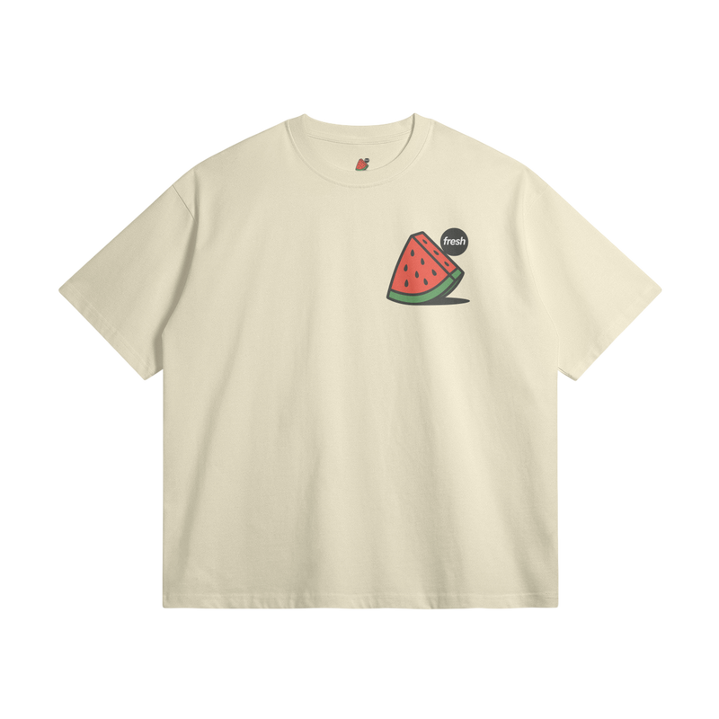 Fresh Watermelon Slice Cream Graphic Tee