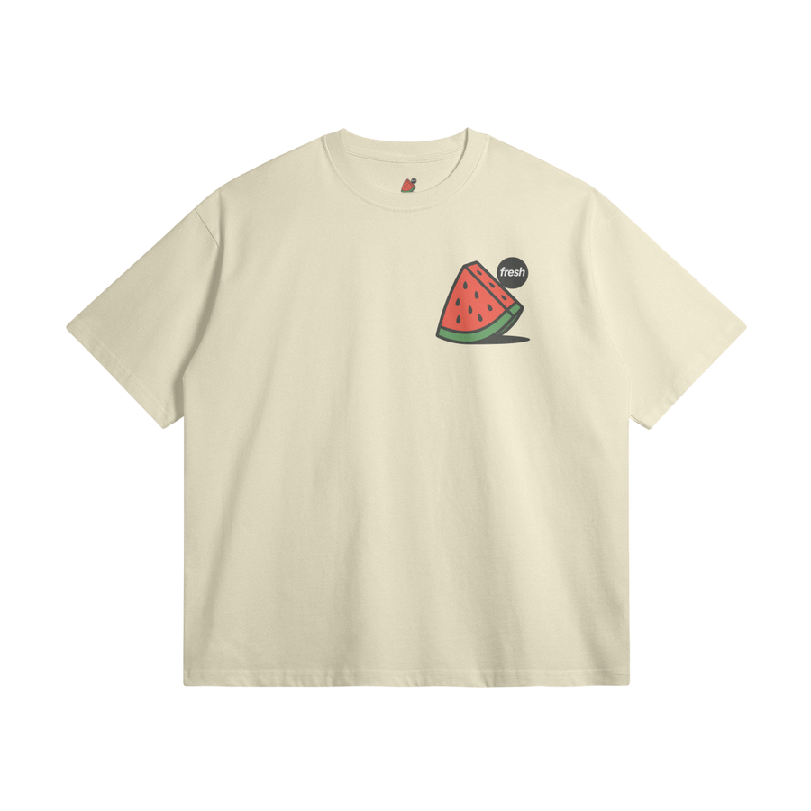 Fresh Watermelon Slice Cream Graphic Tee