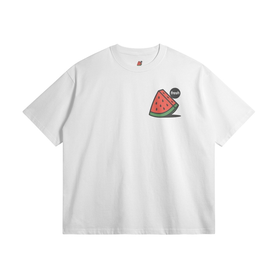 Fresh Watermelon Slice White Graphic Tee