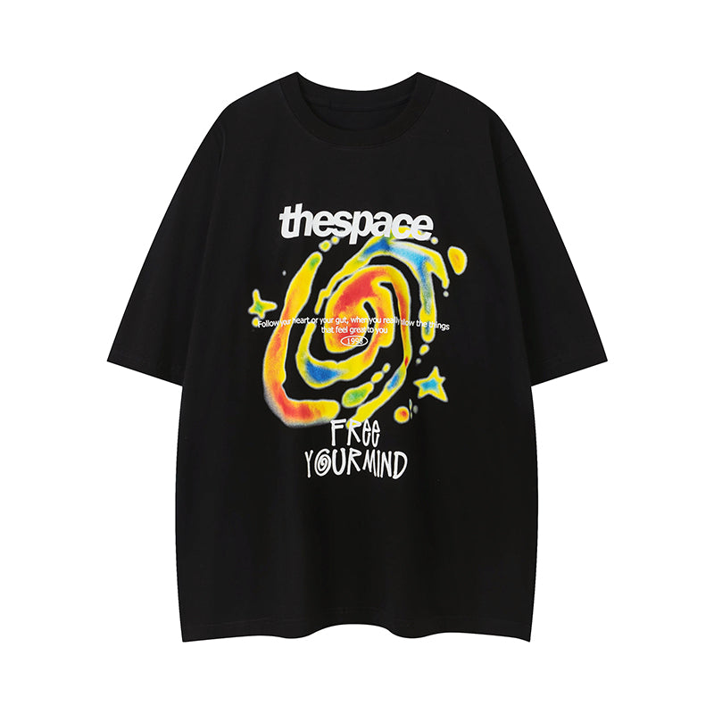 Roligt mönster Streetwear Oversized T-shirt