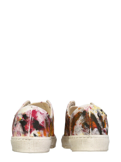 GIENCHI Tie-Dye Low Top Canvas Sneakers - GIENCHI