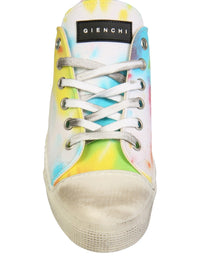 GIENCHI Tie-Dye Low Top Canvas Sneakers - GIENCHI