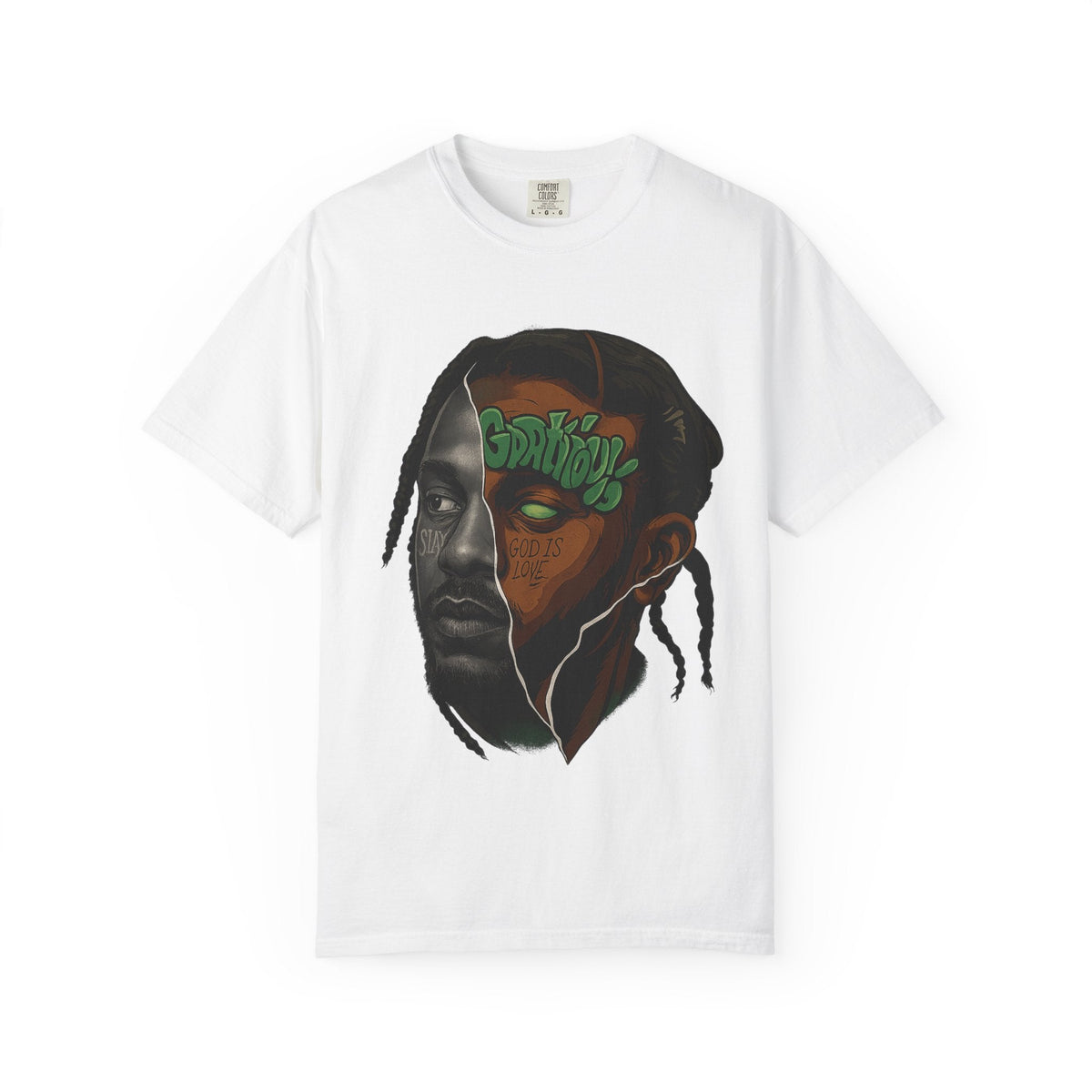 GOAT White Graphic Tee - White / S
