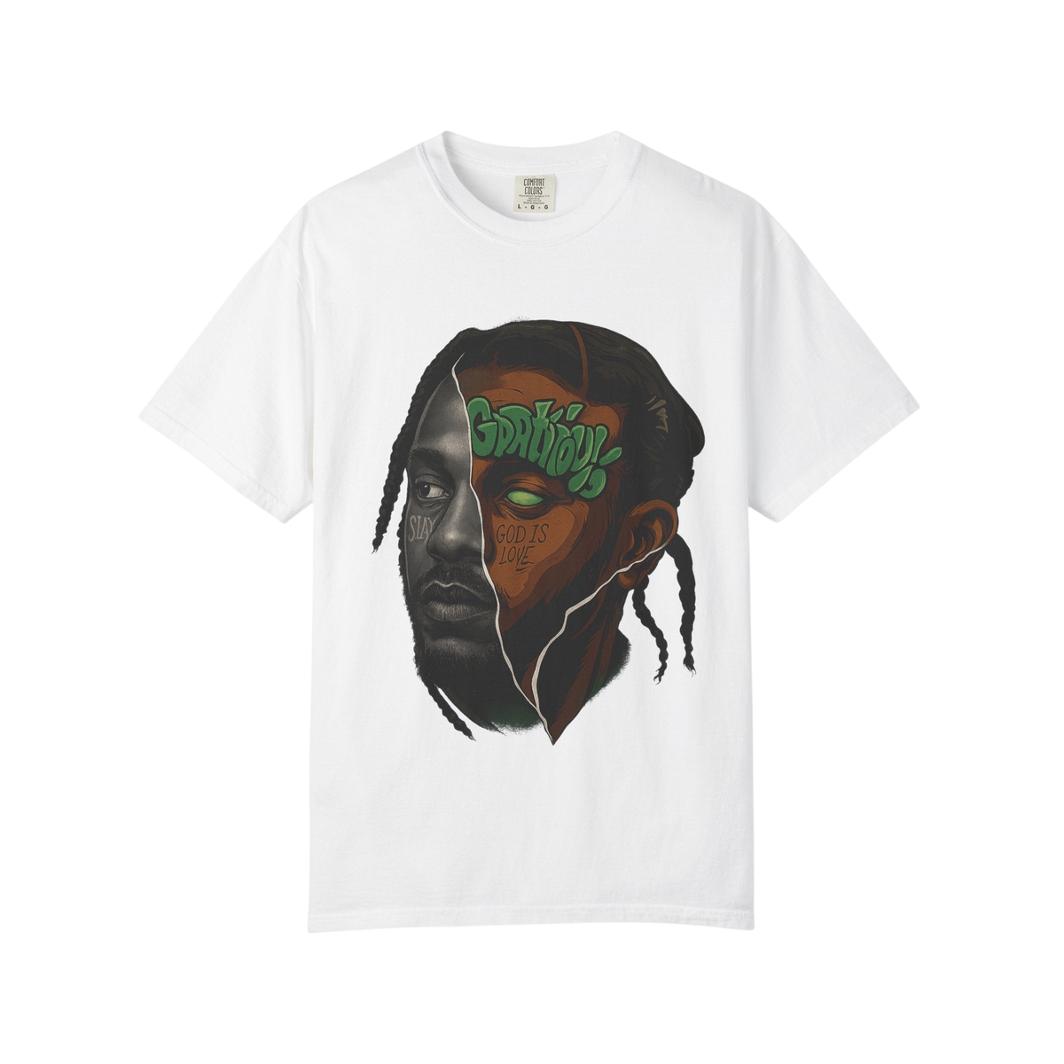 GOAT White Graphic Tee