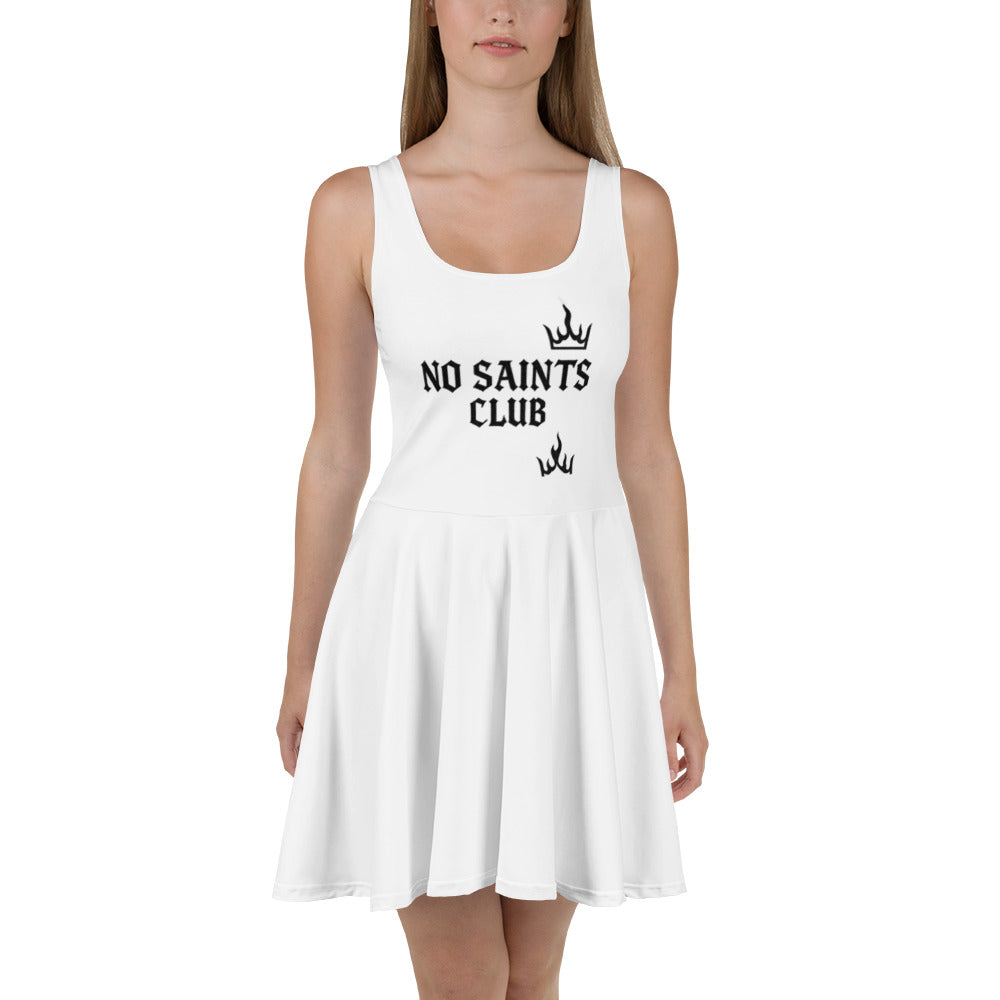 Graphic Print Skater Dress – No Saints Club - XS