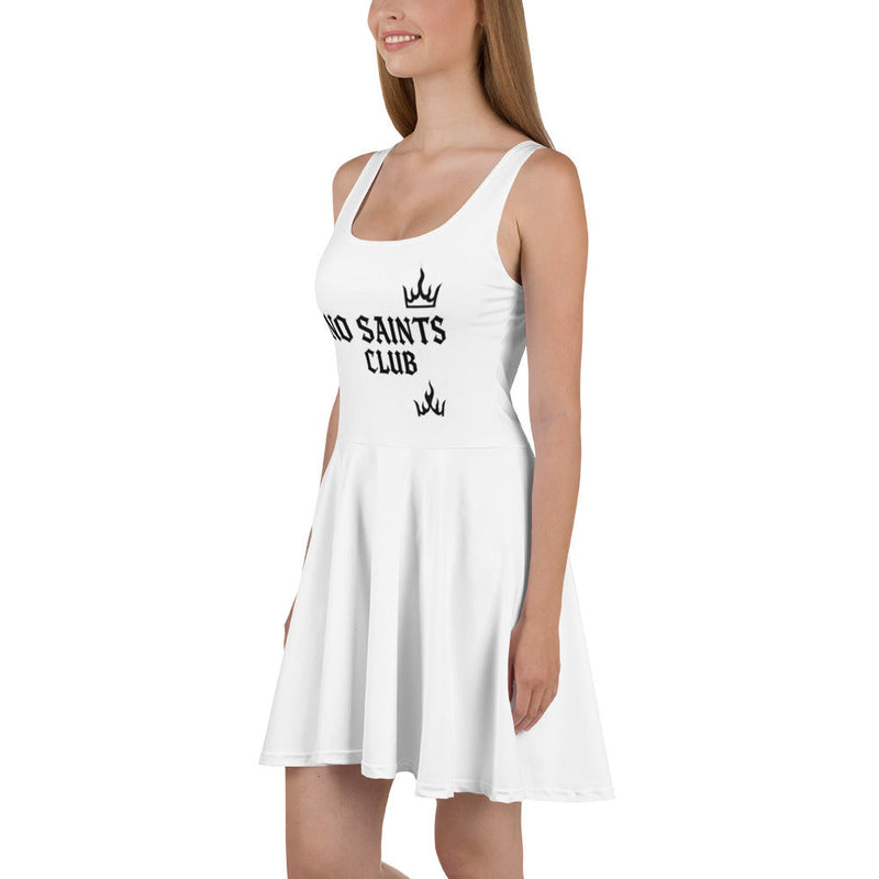 Graphic Print Skater Dress | No Saints Club