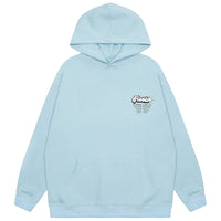 Light blue hooded sweatshirt from Graphic Streetwear Hoodie collection