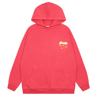 Red Hooded Sweatshirt from Graphic Streetwear Hoodie collection for casual fashion