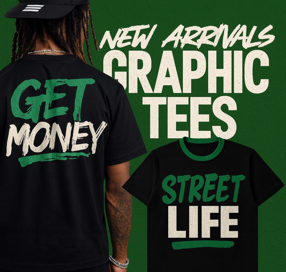Streetwear-T-shirts med tryck