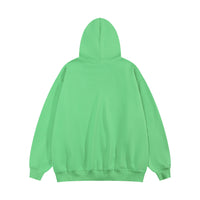 Green Graphic Oversized Hoodie
