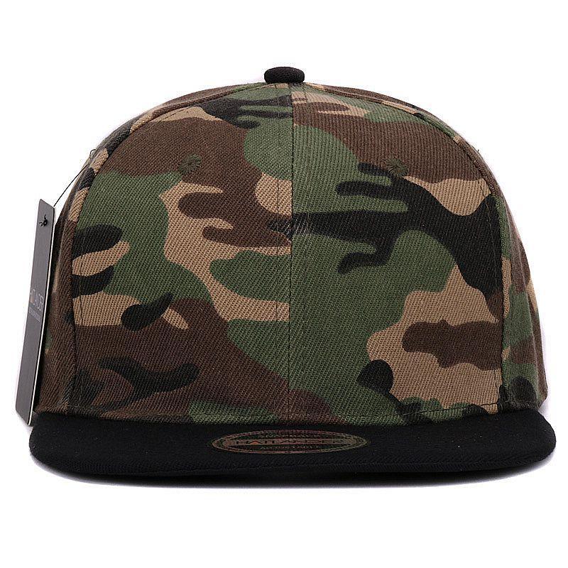 HATLANDER Camouflage Snapback Polyester Cap - Men’s Accessories