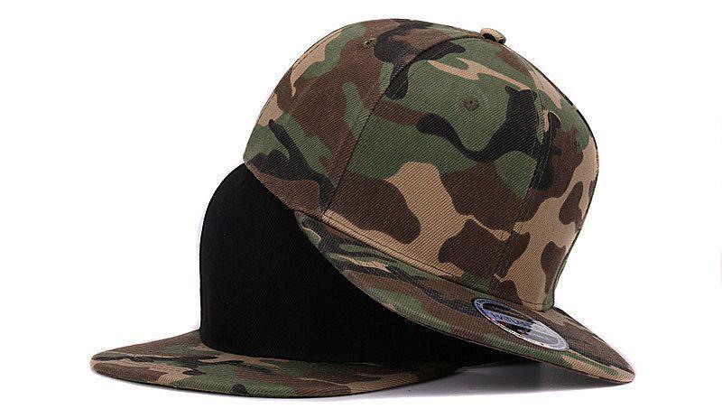 HATLANDER Camouflage Snapback Polyester Cap - Men’s Accessories