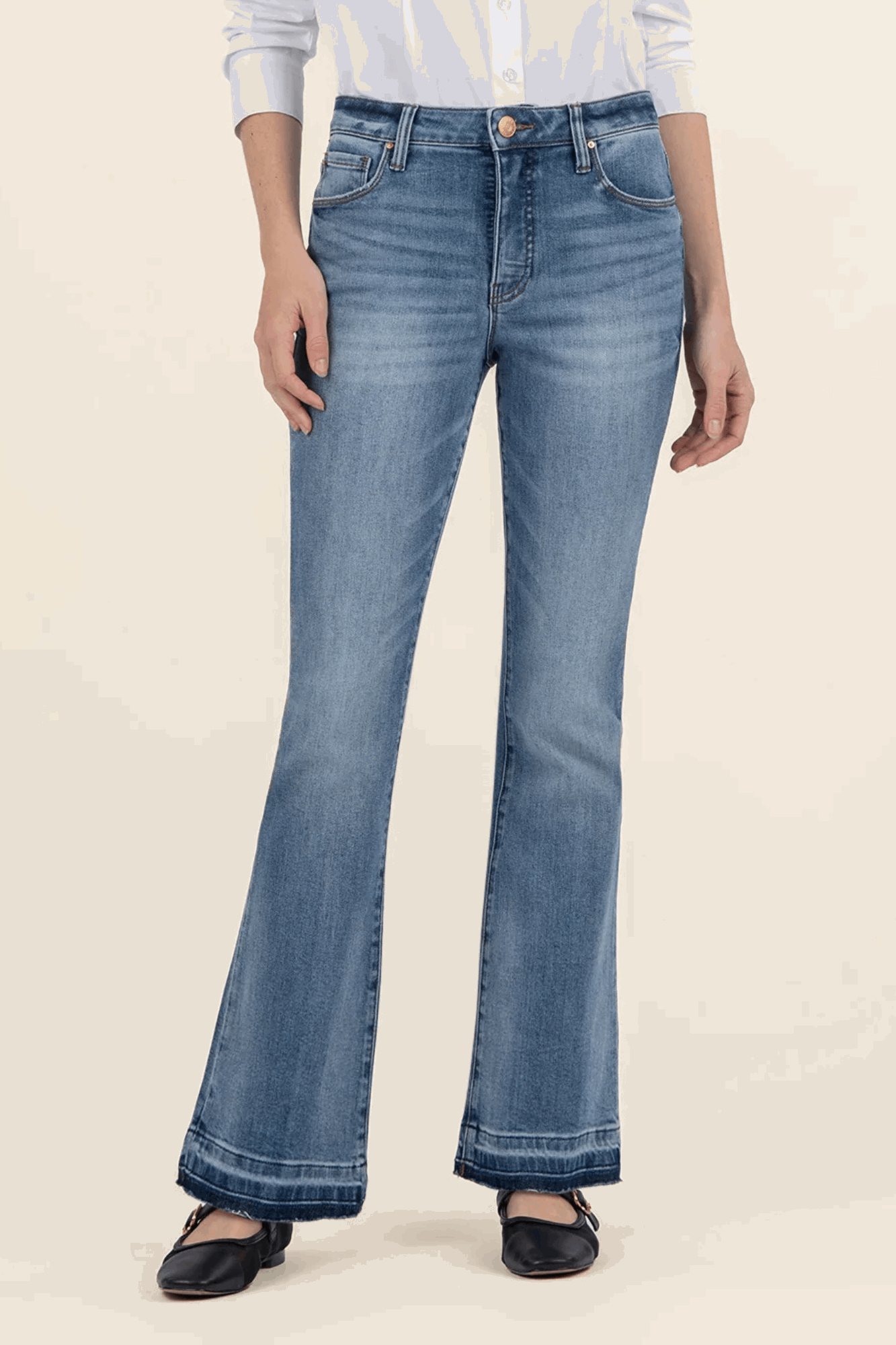 High-Waisted Flare Jeans - Women’s Jeans