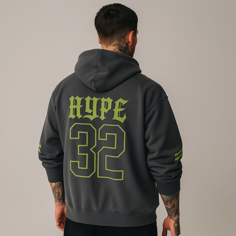 HYPE KING Hoodie – Grey Reign Edition