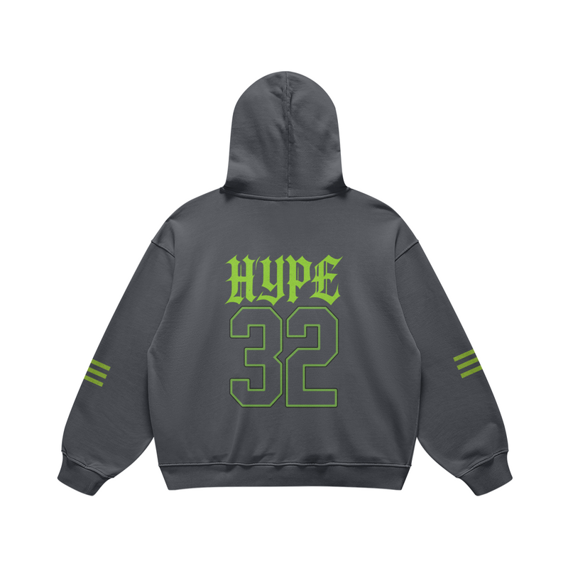 HYPE KING Hoodie – Grey Reign Edition