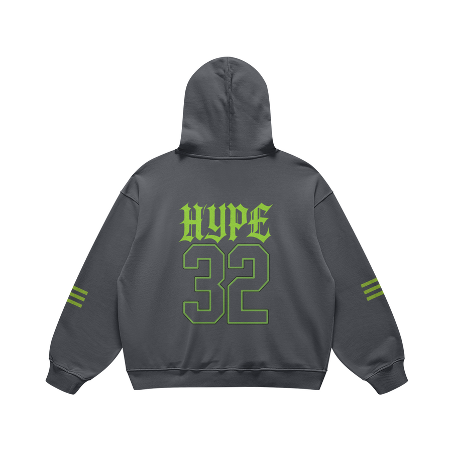 HYPE KING Hoodie – Grey Reign Edition